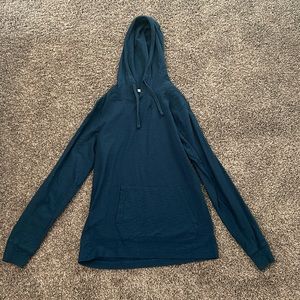 Blue Paperdenim&cloth hoodie